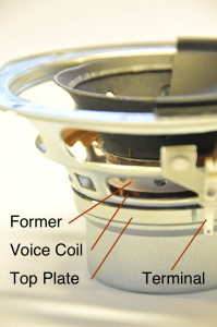 A BeoLab 3 woofer, showing some more of the components.