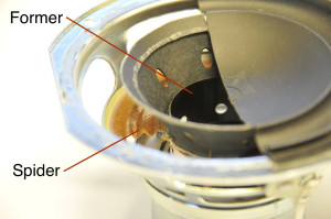 A BeoLab 3 woofer, showing some more of the components.