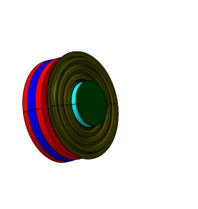 The spider has been added. It is glued to the former, but is not attached to the coil or the top plate.